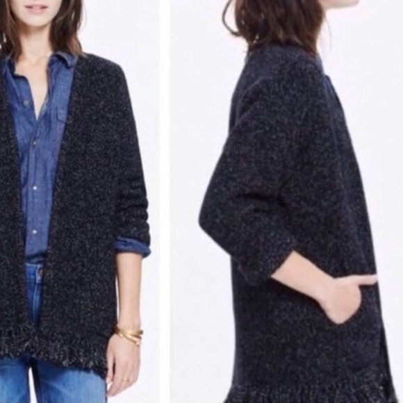 Madewell Momento Fringe Cardigan Sweater - Picture 4 of 7